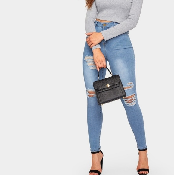 High Waist Skinny Jeans - Picture 4 of 5